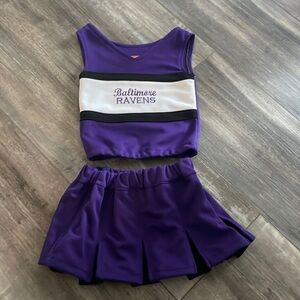 Baltimore Ravens Cheer Outfit 12-18 months